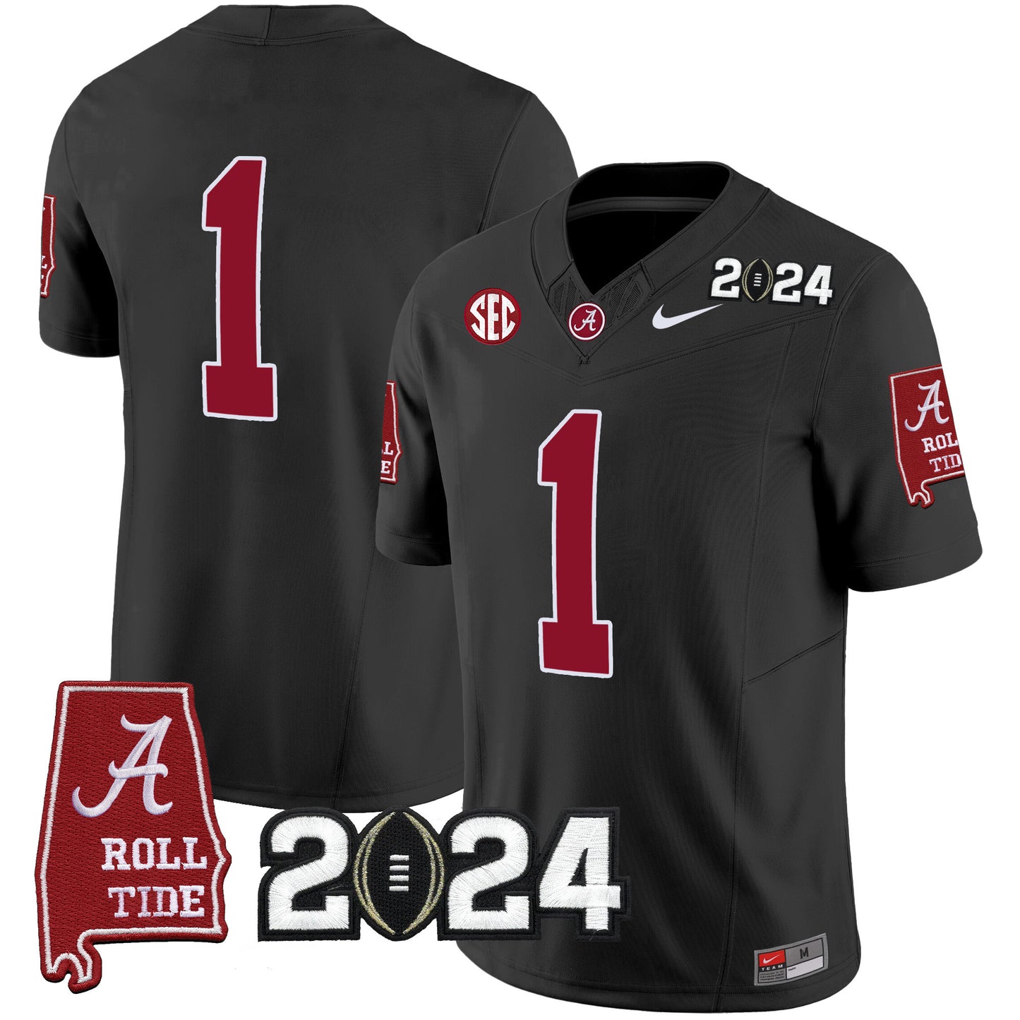 Alabama Crimson Tide 2024 Vapor Limited Jersey - All Stitched