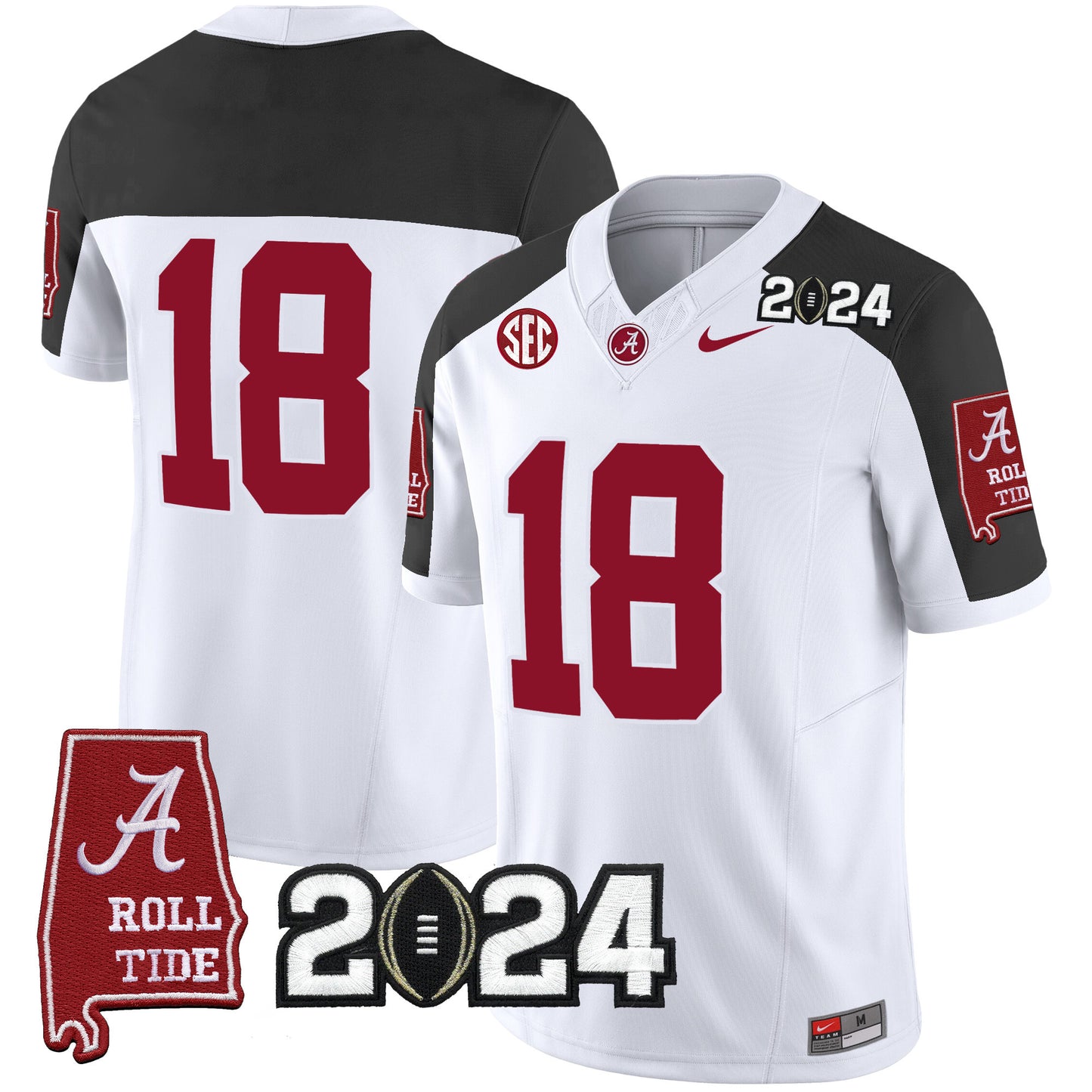 Alabama Crimson Tide 2024 Vapor Limited Jersey - All Stitched