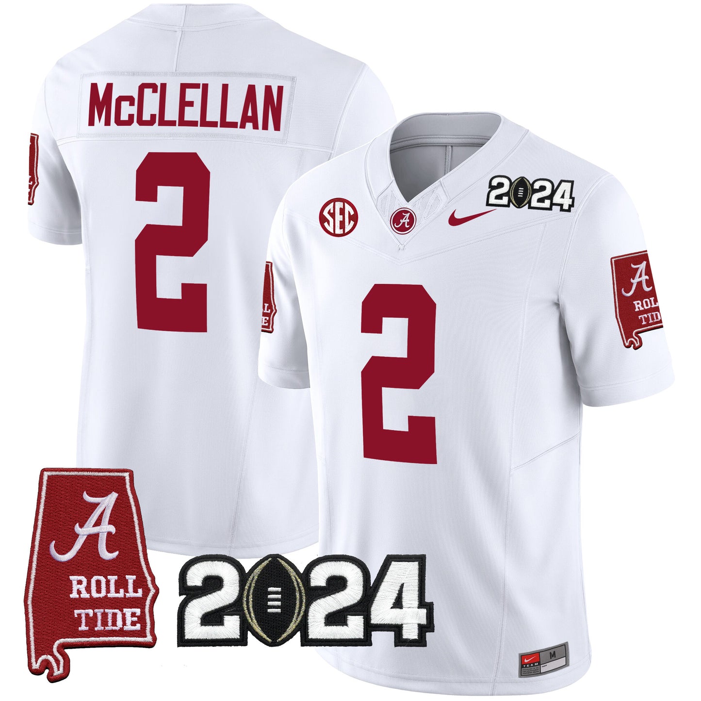 Alabama Crimson Tide 2024 Vapor Limited Jersey - All Stitched