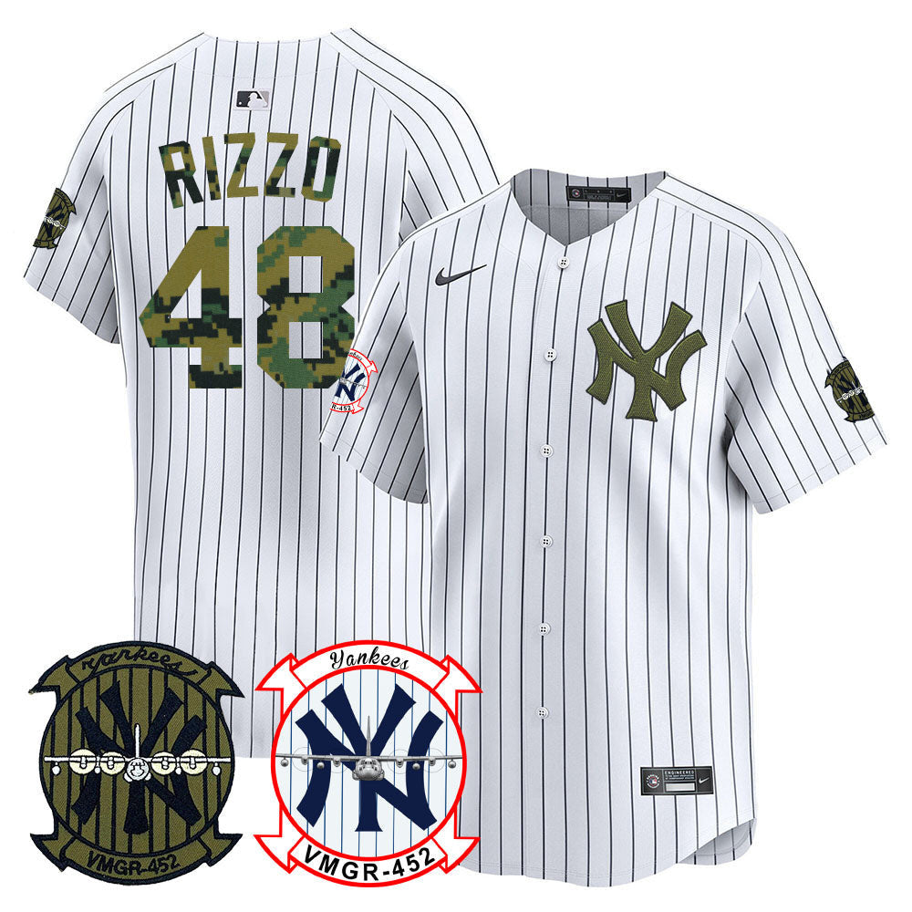 Men's New York Yankees Woodland USMC Alternate Vapor Premier Limited Jersey - All Stitched