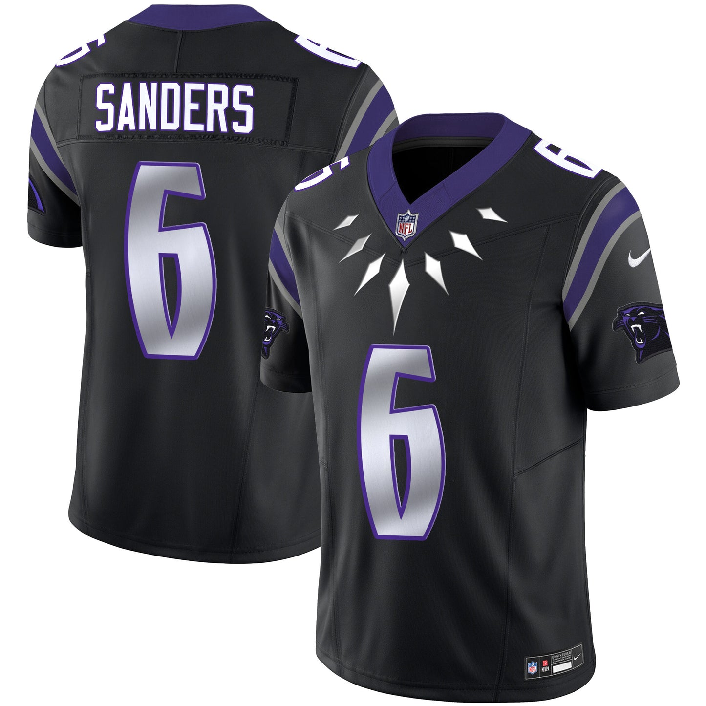 Carolina Panthers Wakanda Vapor Limited Jersey - All Stitched