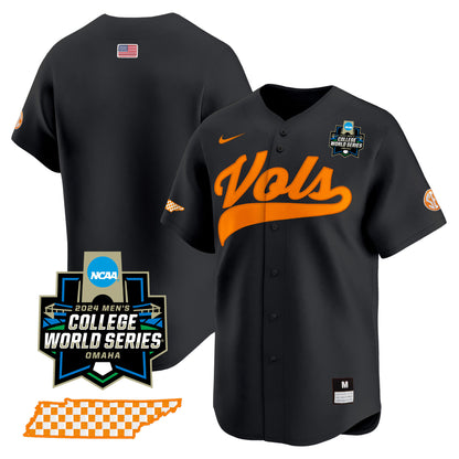 Tennessee 2024 College World Series Vapor Premier Limited Jersey V2 - All Stitched