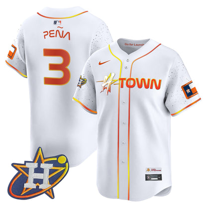 Astros 2024 Space City H-Town Vapor Premier Limited Jersey - All Stitched