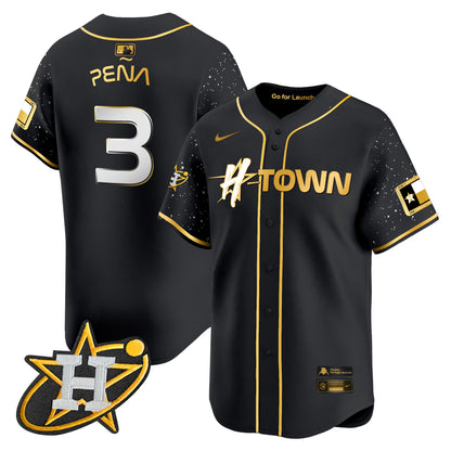 Astros 2024 Space City H-Town Vapor Premier Limited Jersey - All Stitched