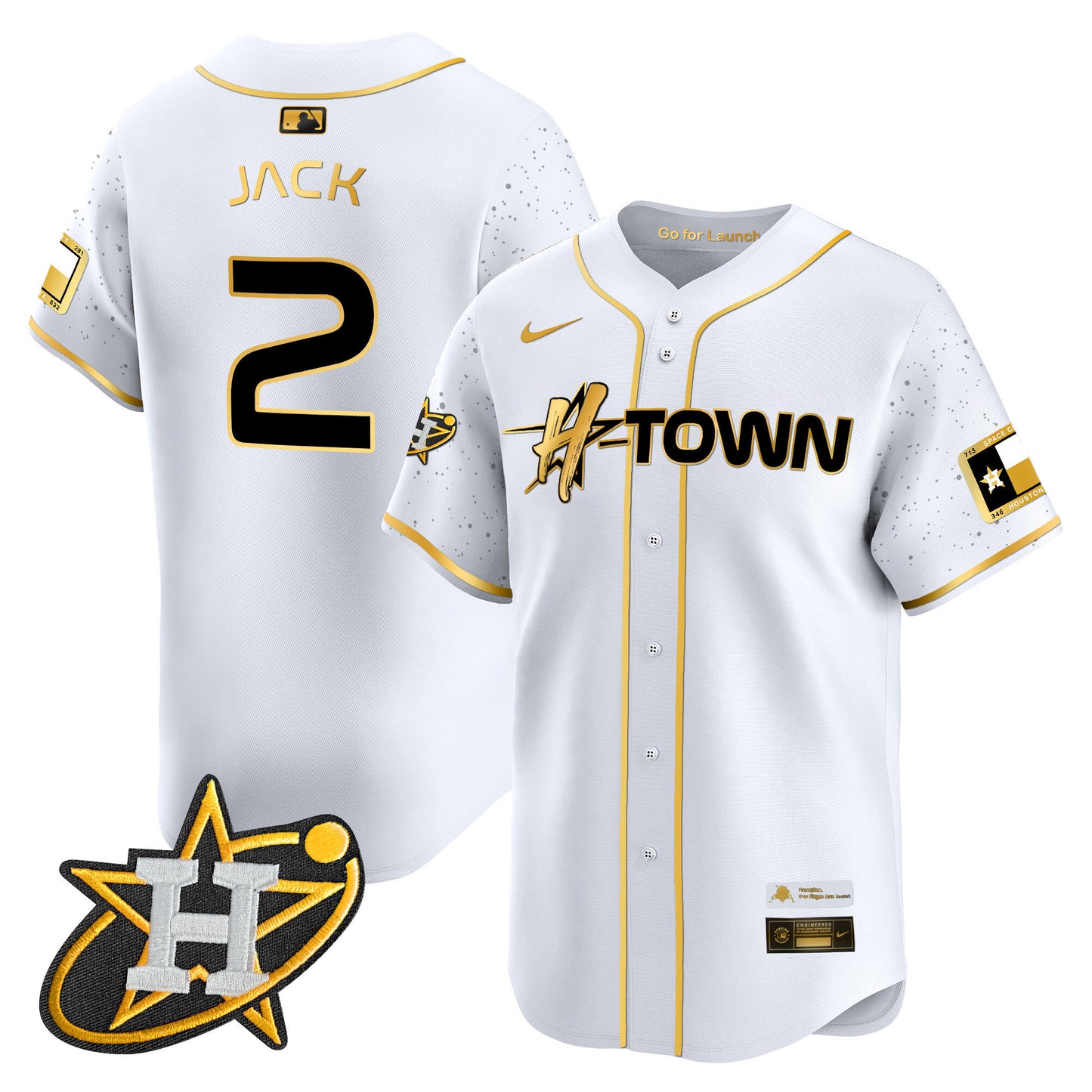 Astros 2024 Space City H-Town Vapor Premier Limited Jersey - All Stitched