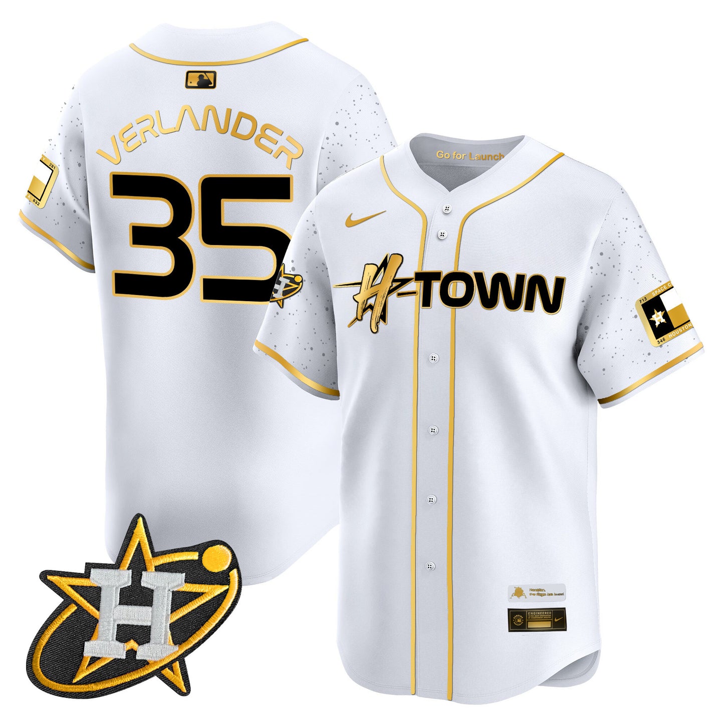 Astros 2024 Space City H-Town Vapor Premier Limited Jersey - All Stitched