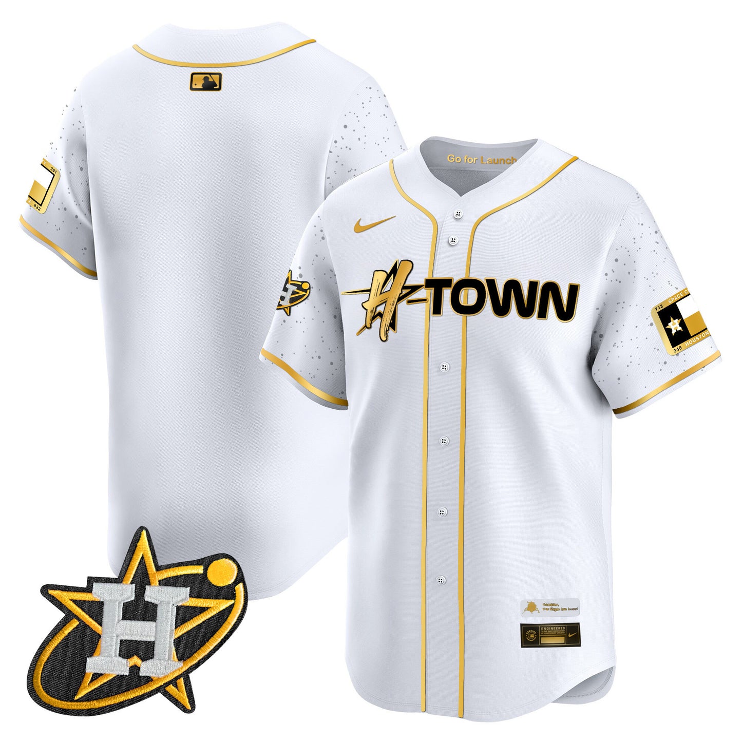 Astros 2024 Space City H-Town Vapor Premier Limited Jersey - All Stitched