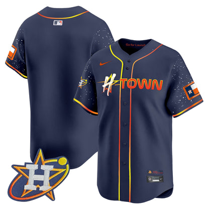 Astros 2024 Space City H-Town Vapor Premier Limited Jersey - All Stitched