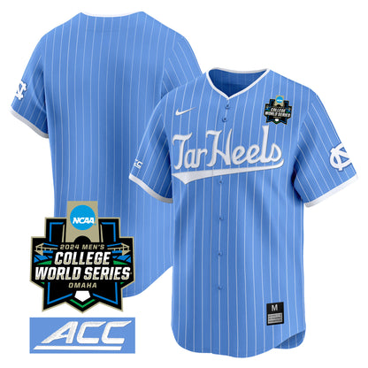 North Carolina Tar Heels 2024 College World Series Vapor Premier Limited Jersey - All Stitched