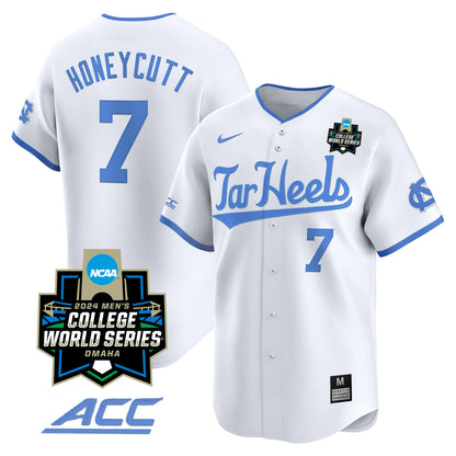 North Carolina Tar Heels 2024 College World Series Vapor Premier Limited Jersey - All Stitched