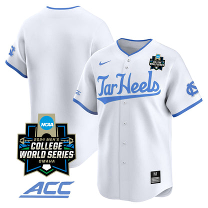 North Carolina Tar Heels 2024 College World Series Vapor Premier Limited Jersey - All Stitched