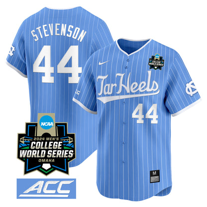 North Carolina Tar Heels 2024 College World Series Vapor Premier Limited Jersey - All Stitched