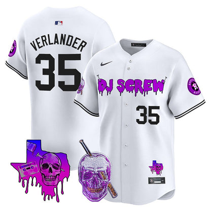 Astros DJ Screw Vapor Premier Limited Jersey - All Stitched