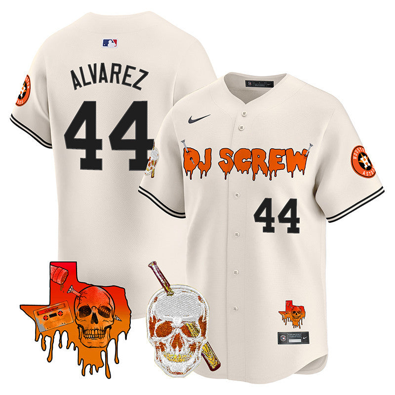 Astros DJ Screw Vapor Premier Limited Jersey V2 - All Stitched