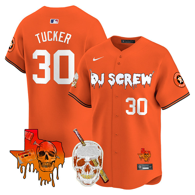 Astros DJ Screw Vapor Premier Limited Jersey V2 - All Stitched