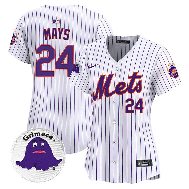 Women's Mets Grimace Vapor Premier Limited Jersey - All Stitched