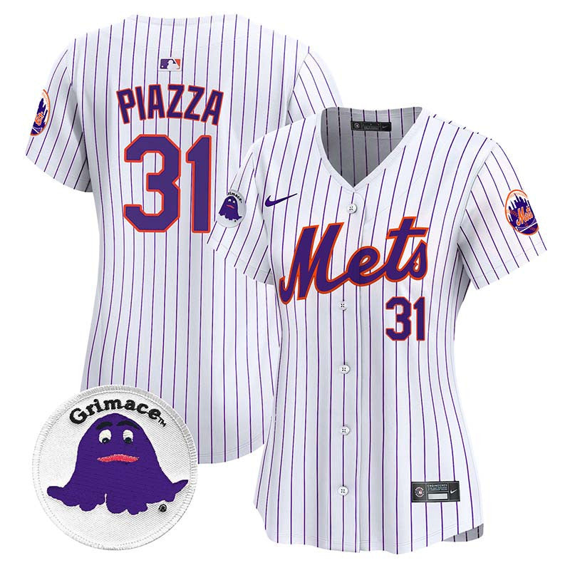 Women's Mets Grimace Vapor Premier Limited Jersey - All Stitched