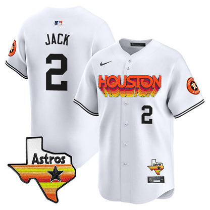 Astros Throwback Style Vapor Premier Limited Jersey - All Stitched