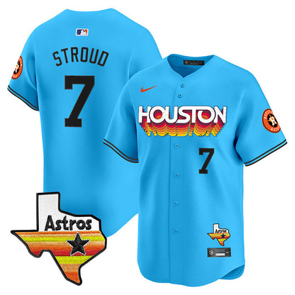 Astros Throwback Style Vapor Premier Limited Jersey - All Stitched