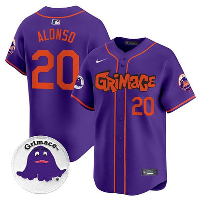 Mets Grimace Vapor Premier Limited Jersey V2 - All Stitched