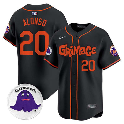 Mets Grimace Vapor Premier Limited Jersey V2 - All Stitched