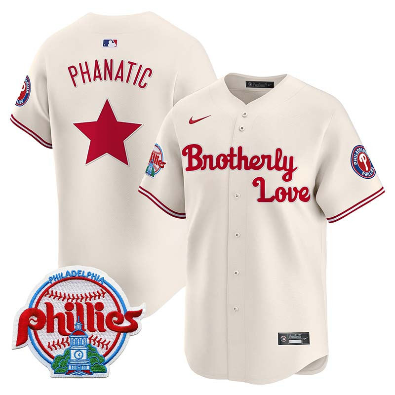 Phillies Brotherly Love Vapor Premier Limited Jersey - All Stitched