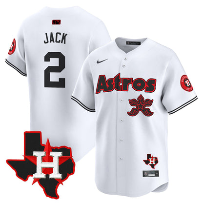 Men's Astros Stranger Things Vapor Premier Limited Jersey - All Stitched