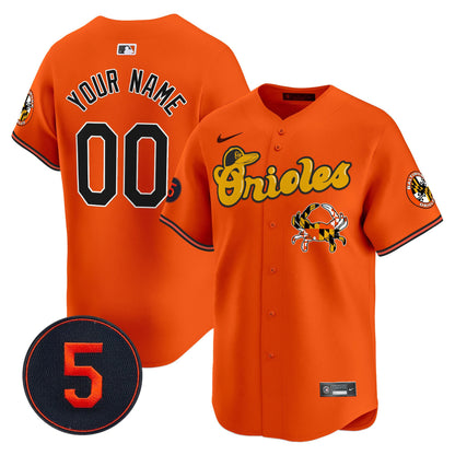 Baltimore Orioles Robinson Patch Vapor Premier Limited Custom Jersey V6 - All Stitched