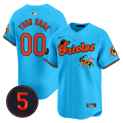 Baltimore Orioles Robinson Patch Vapor Premier Limited Custom Jersey V6 - All Stitched