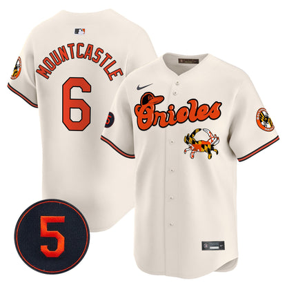 Baltimore Orioles Robinson Patch Vapor Premier Limited Jersey V6 - All Stitched