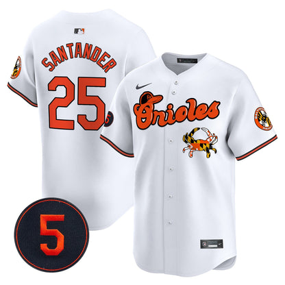 Baltimore Orioles Robinson Patch Vapor Premier Limited Jersey V6 - All Stitched