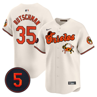 Baltimore Orioles Robinson Patch Vapor Premier Limited Jersey V6 - All Stitched