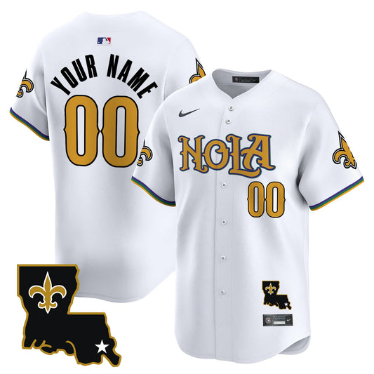 Saints Vapor Premier Limited Custom Jersey - All Stitched