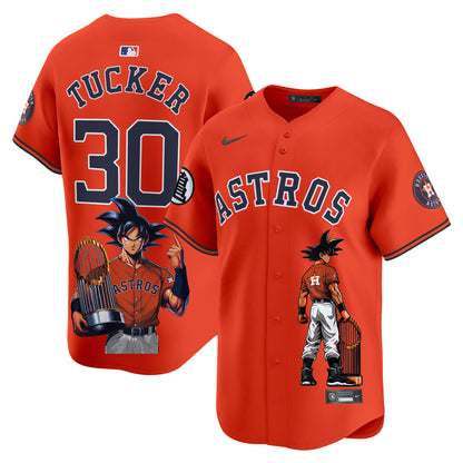 Astros Dragon Ball Son Goku Vapor Premier Limited Jersey - Printed