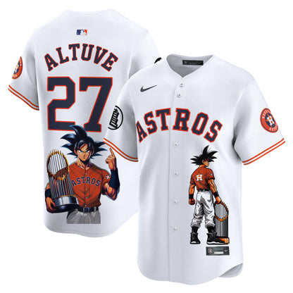 Astros Dragon Ball Son Goku Vapor Premier Limited Jersey - Printed