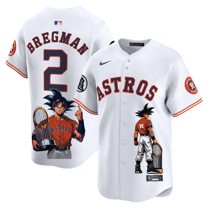 Astros Dragon Ball Son Goku Vapor Premier Limited Jersey - Printed