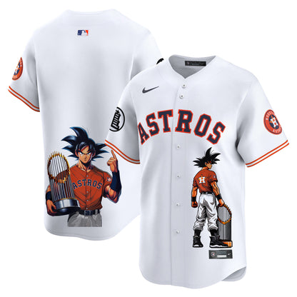 Astros Dragon Ball Son Goku Vapor Premier Limited Jersey - Printed