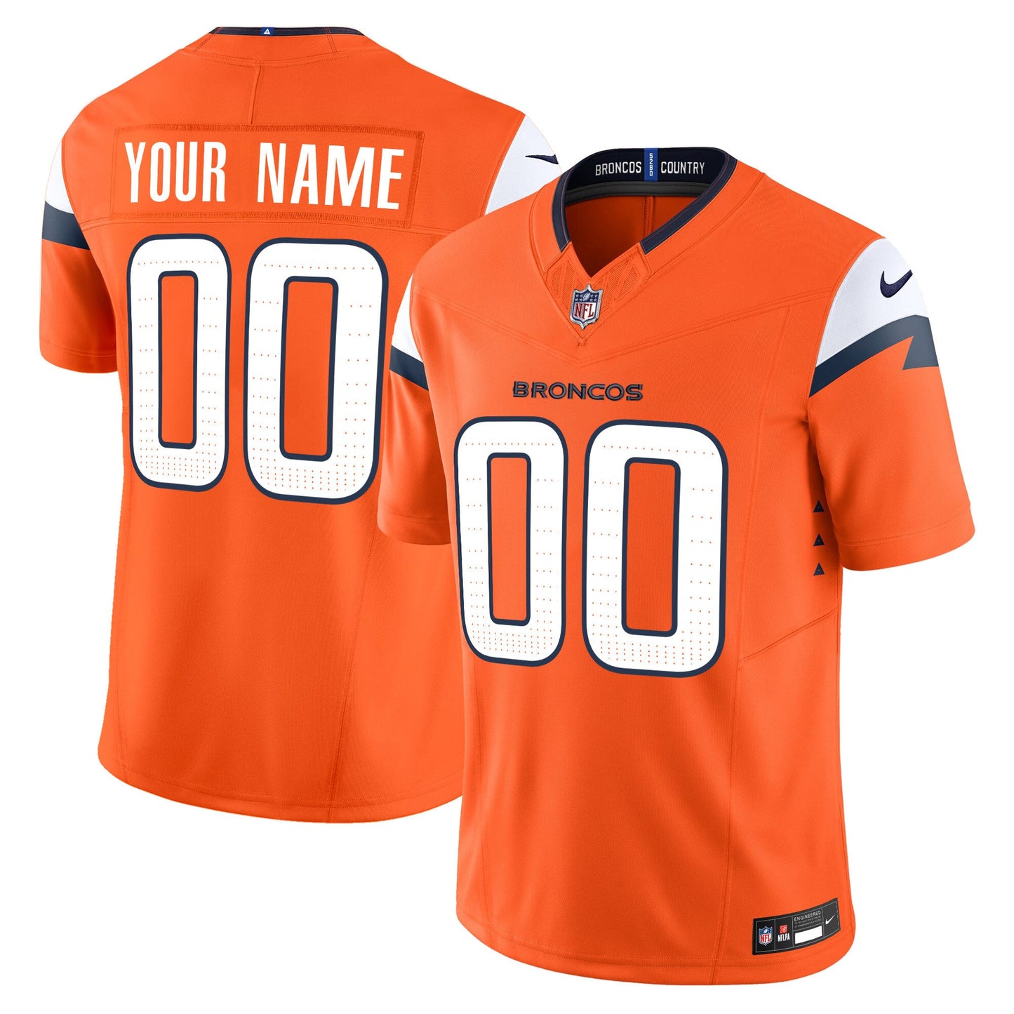 Broncos 2024 Vapor Limited Custom L21 Jersey - All Stitched