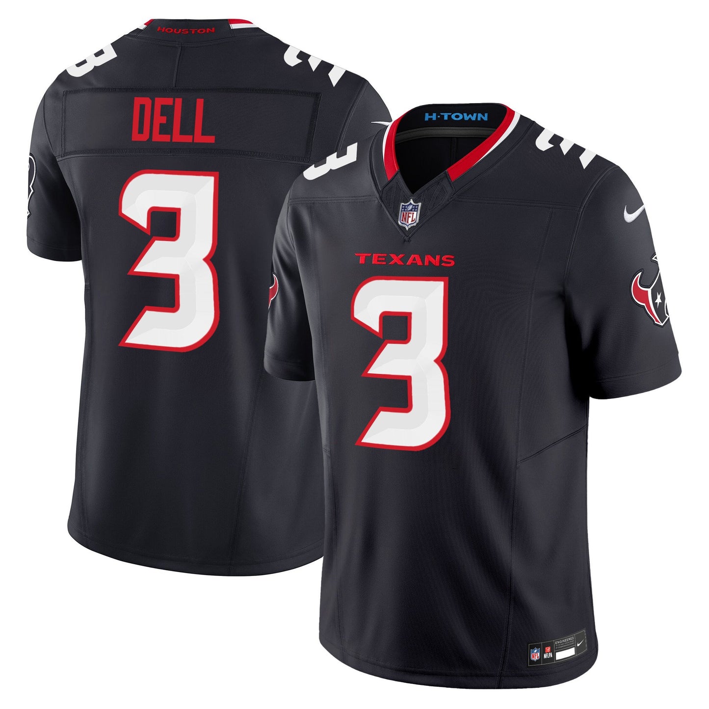 Texans 2024 Vapor Limited Jersey TLA - All Stitched