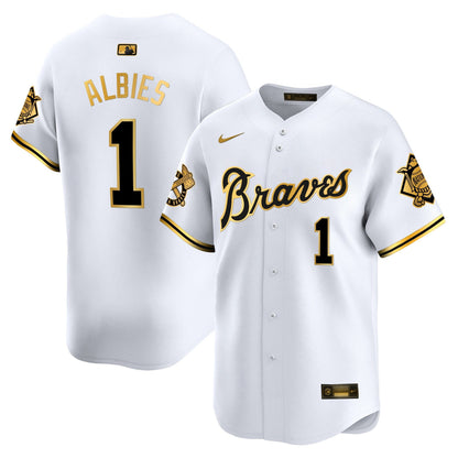 Atlanta Braves Peaches n' Cream Vapor Premier Limited Jersey - All Stitched