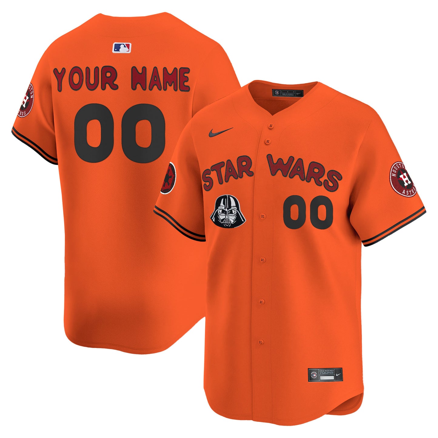 Astros SW Vapor Premier Limited Custom Jersey - All Stitched