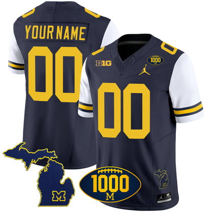 Michigan 1000 Wins Patch Vapor Custom Jersey V3 - All Stitched