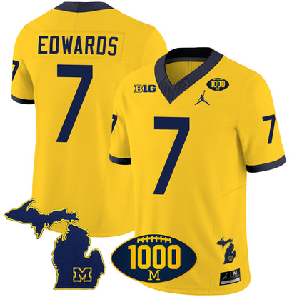 Michigan 1000 Wins Patch Vapor Jersey V3 - All Stitched