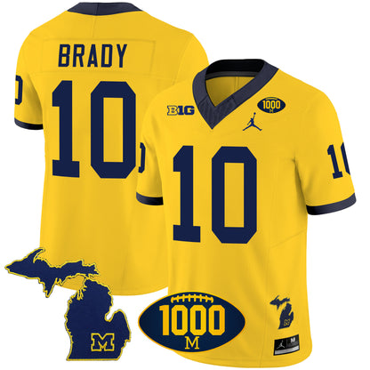 Michigan 1000 Wins Patch Vapor Jersey V3 - All Stitched