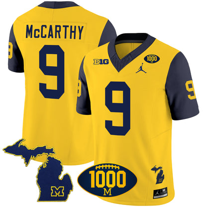 Michigan 1000 Wins Patch Vapor Jersey V3 - All Stitched