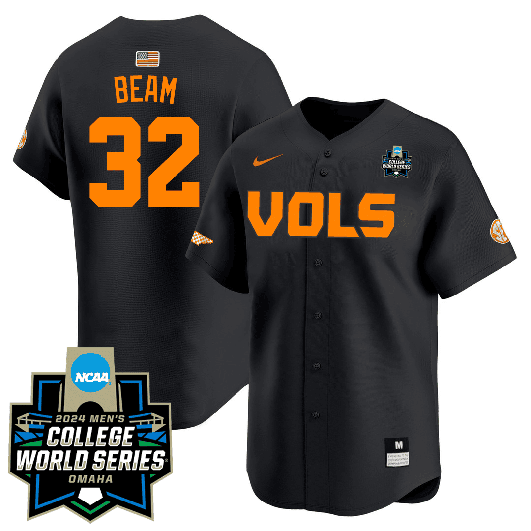 Tennessee 23/24 Jersey - 2024 College World Series Patch