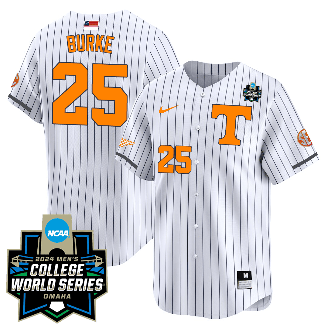 Tennessee 23/24 Jersey - 2024 College World Series Patch