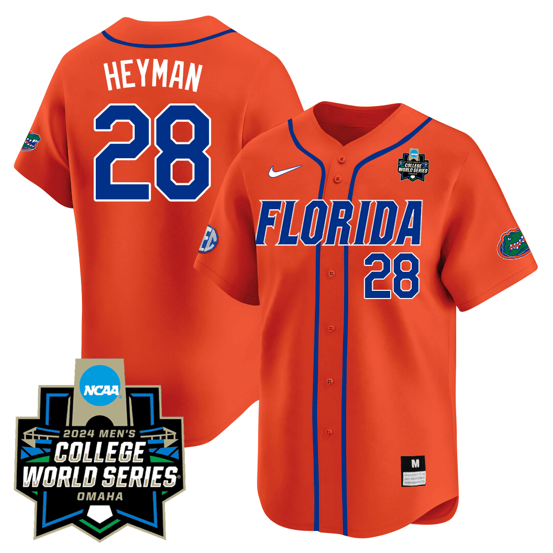 Florida Gators 23/24 Jersey - 2024 College World Series Patch