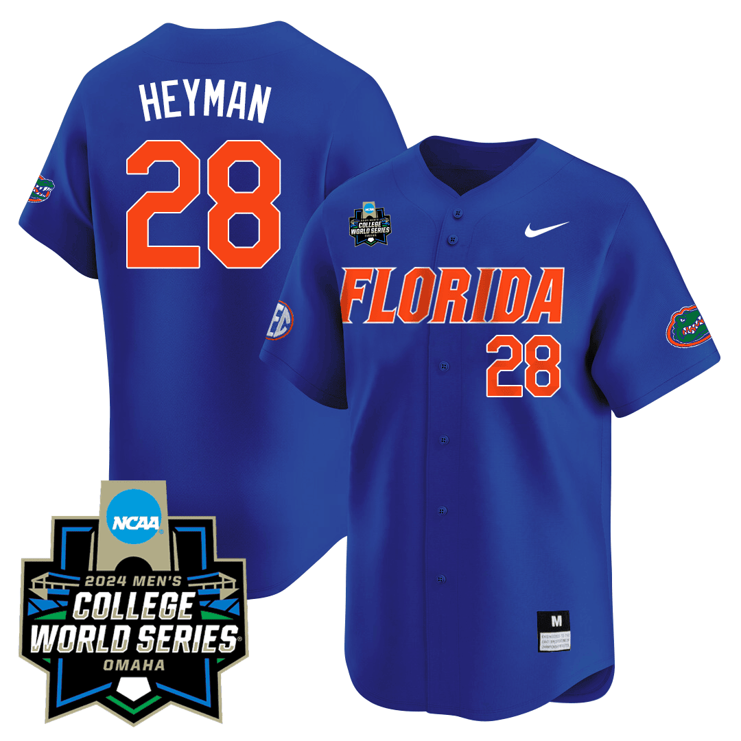 Florida Gators 23/24 Jersey - 2024 College World Series Patch