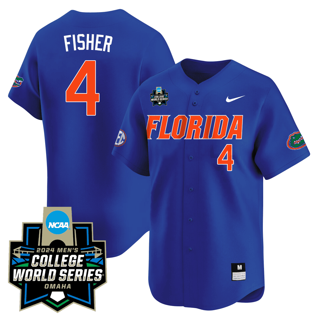 Florida Gators 23/24 Jersey - 2024 College World Series Patch